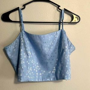 Forever 21 crop spaghetti tank